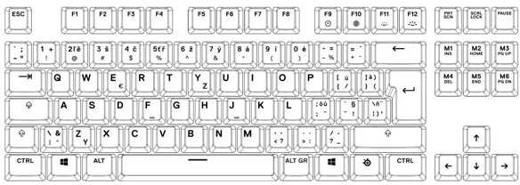 Klaviatūra SteelSeries Apex 3 TKL CZ