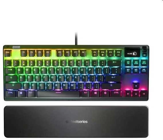 Klaviatūra SteelSeries Apex 7 TKL, Red Switch, US kalba, Juodos spalvos