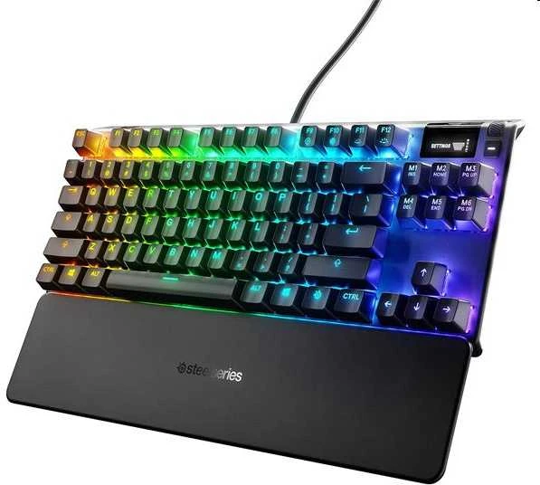 Klaviatūra SteelSeries Apex 7 TKL, Red Switch, US kalba, Juodos spalvos