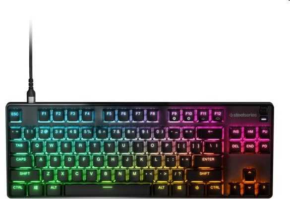 Klaviatūra su laidu SteelSeries Apex 9 TKL, US kalba, Juodos spalvos