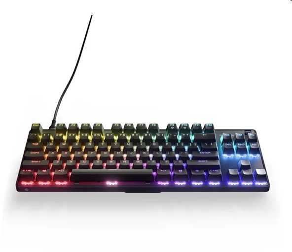 Klaviatūra su laidu SteelSeries Apex 9 TKL, US kalba, Juodos spalvos