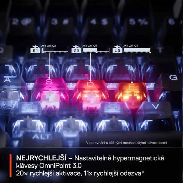 STEELSERIES Apex Pro Mini Gen 3 klaviatūra, JAV