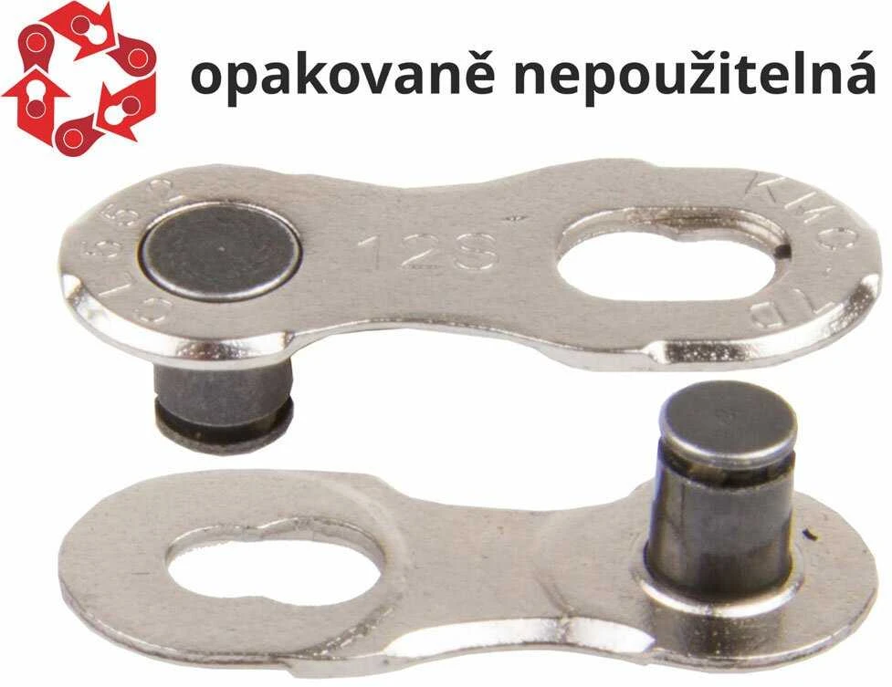 Grandinės sujungimas KMC MissingLink 12NR EPT Sidabrinis (2 pcs.)