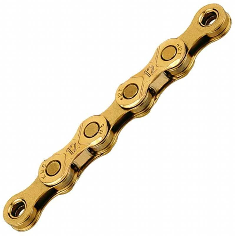 Grandinė KMC e12 Ti-N Gold 12-speed 130-links