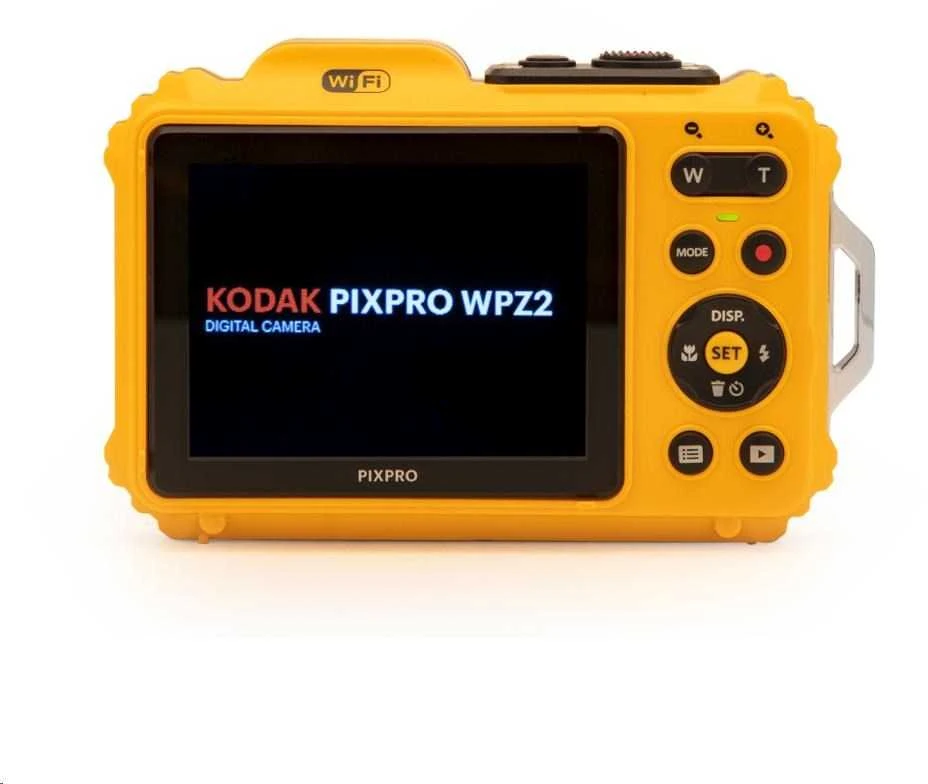 Kodak WPZ2 Geltona Bundle - kamera + SD kortelė ir 2x atsarginės baterijos