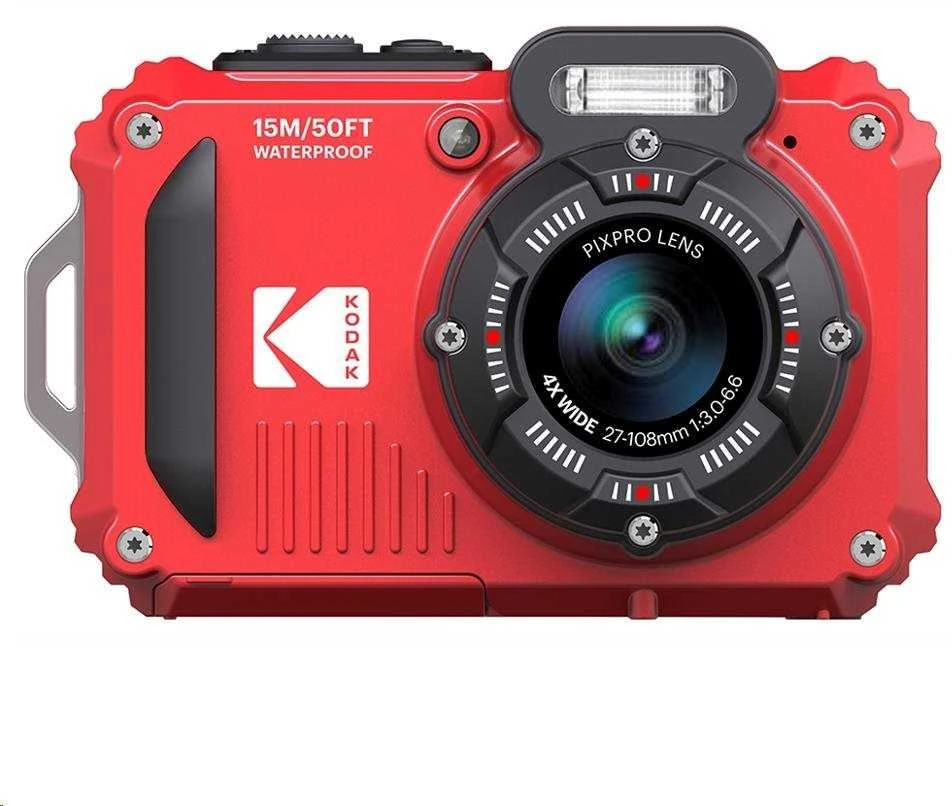 Kodak WPZ2 waterproof raudona