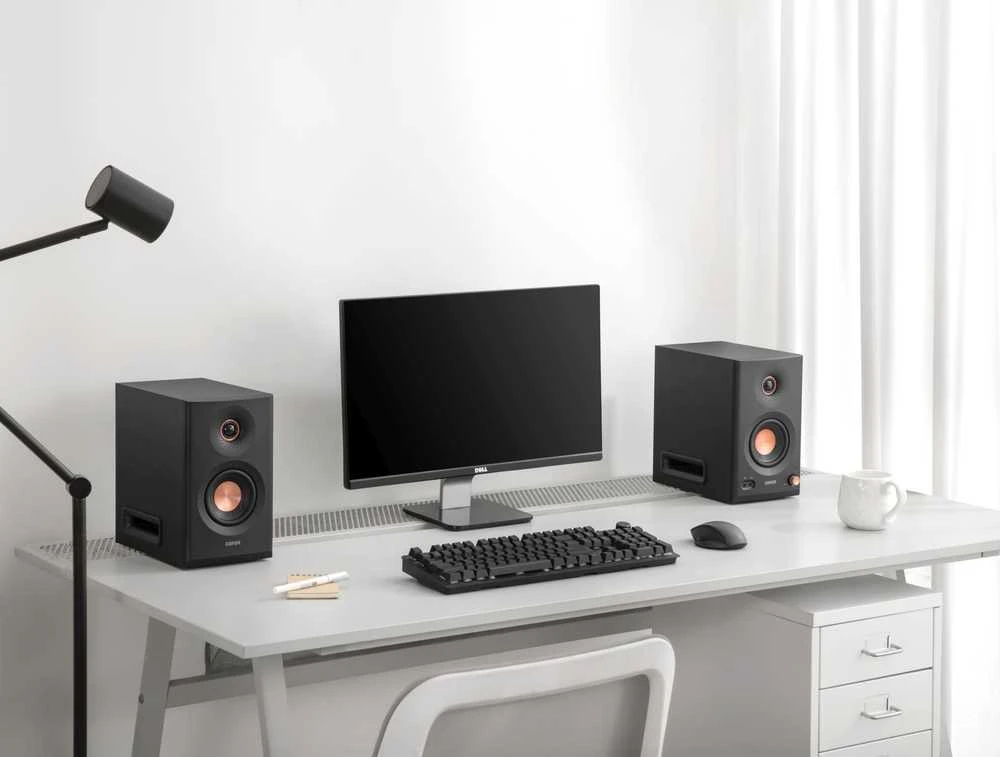 Kompiuterio kolonėlės „Edifier MR5 2.0 Bluetooth“ juodas mažmeninė prekyba