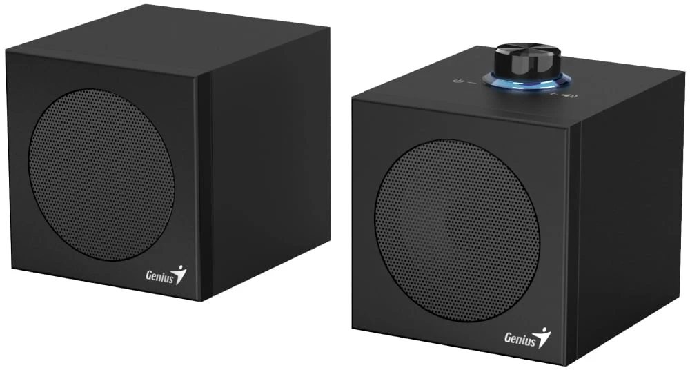 Kompiuterio kolonėlės Genius SP-HF300U garsiakalbiai, 4W, juodas, medinis