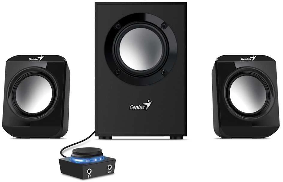 Kompiuterio kolonėlės Genius garsiakalbiai SW-2.1 300 ver.II, 2.1, 10W, juoda