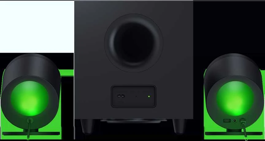 Kompiuterio kolonėlės Razer | Gaming Speakers | Nommo V2 Pro - 2.1 | Bluetooth | Belaidė jungtis | Juodas