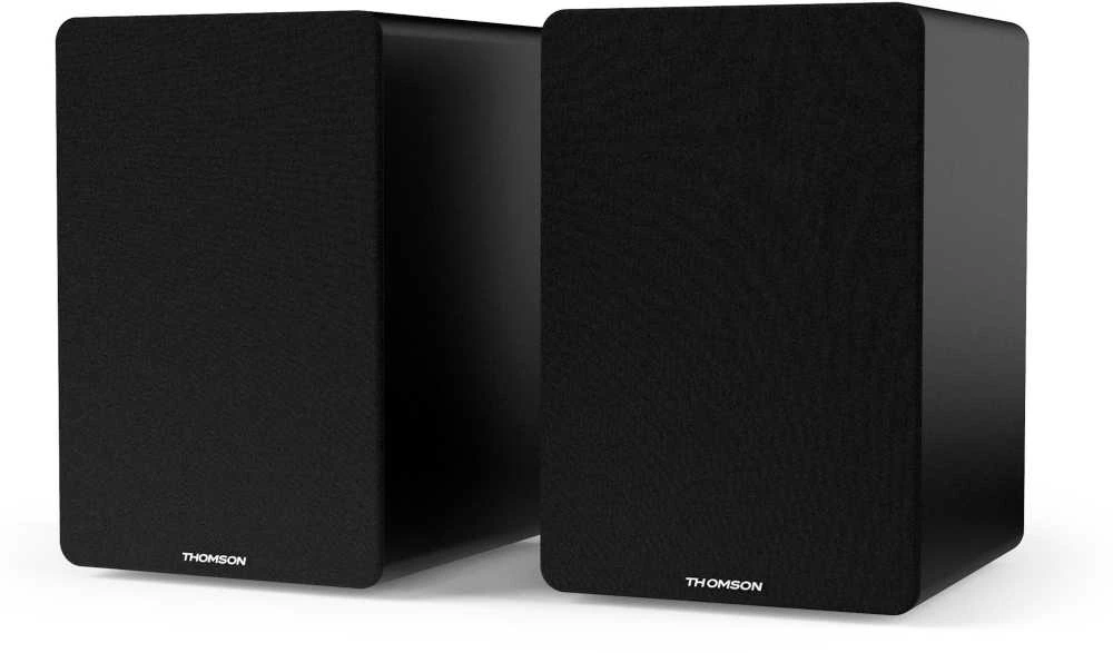 Kompiuterio kolonėlės Knygų Lentynos Garsiakalbiai Thomson Hifi 50W BT 5.0 Rca Juodi