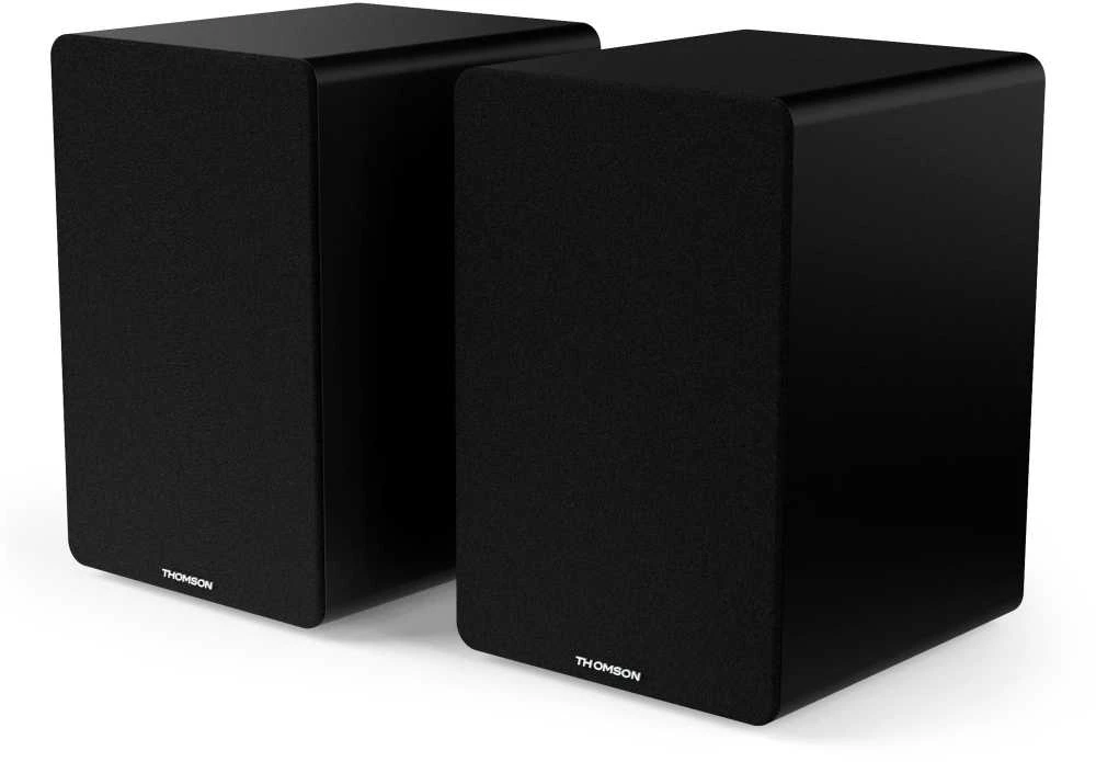 Kompiuterio kolonėlės Knygų Lentynos Garsiakalbiai Thomson Hifi 50W BT 5.0 Rca Juodi