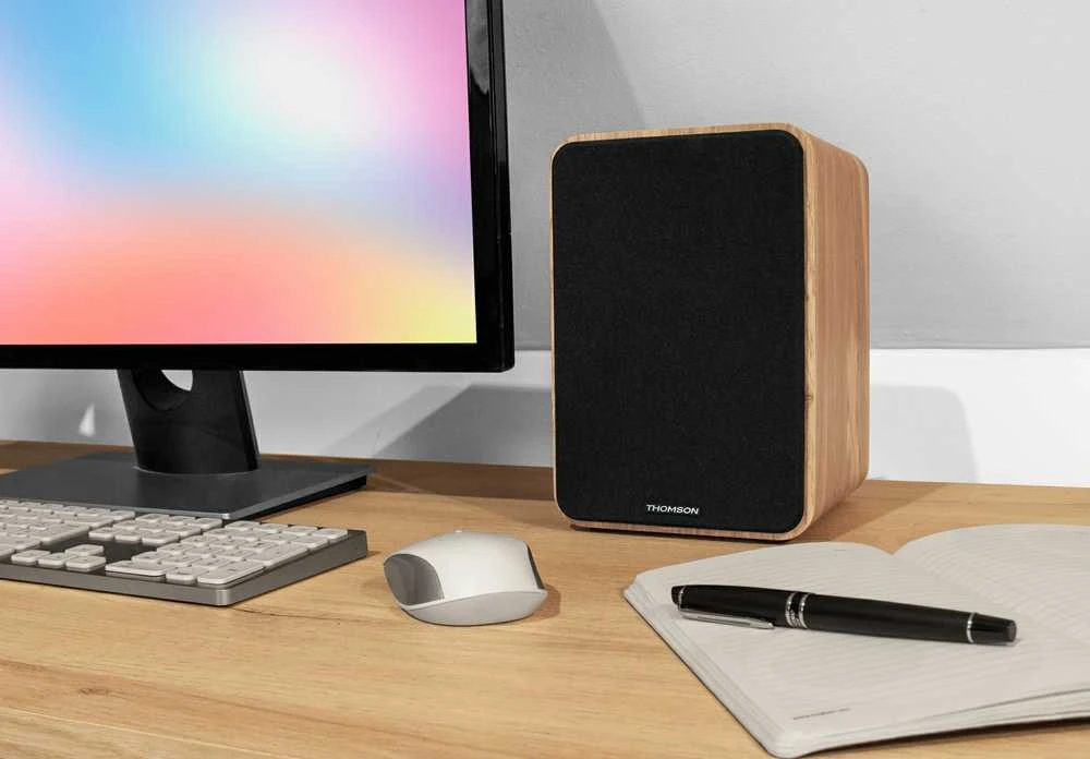 Kompiuterio kolonėlės Garsiakalbis - Thomson Hifi Garsiakalbiai 100W BT 5.0 Kompaktiškas Juodas