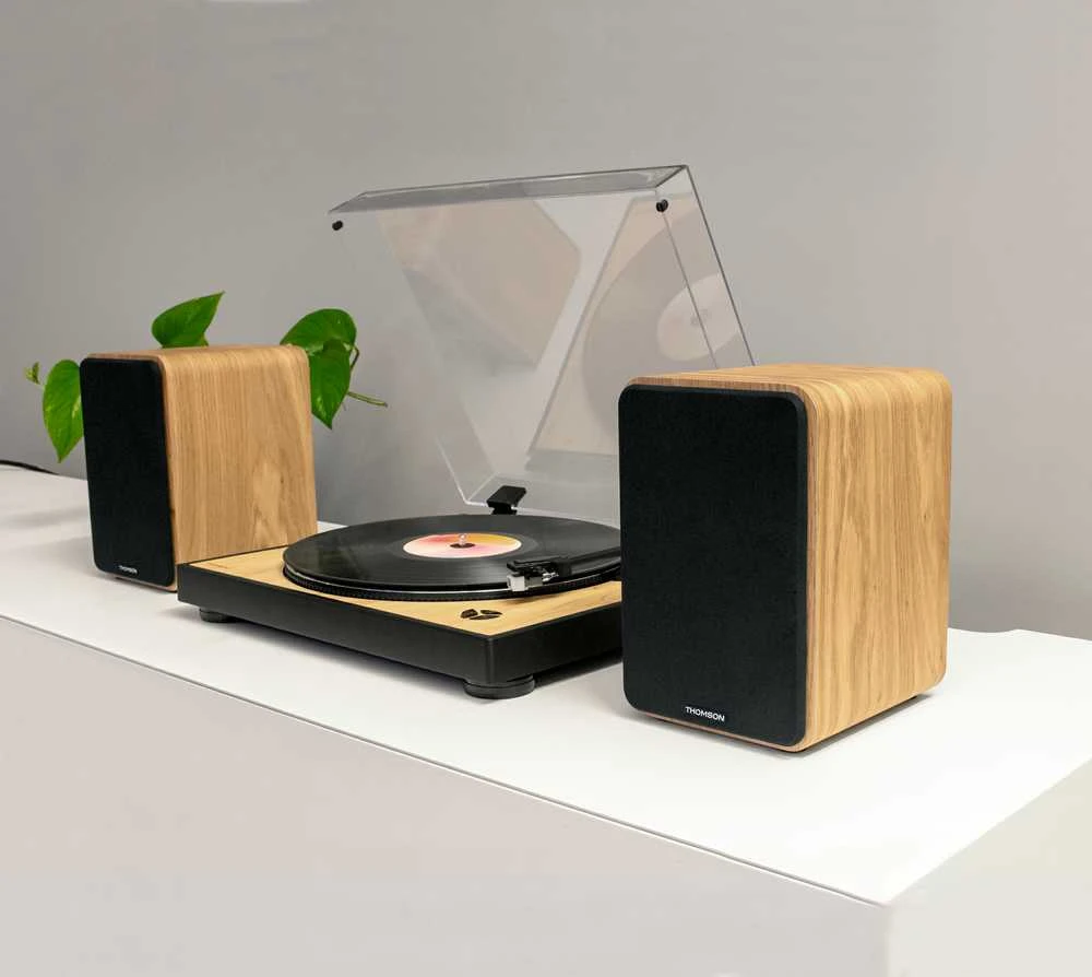 Kompiuterio kolonėlės Garsiakalbis - Thomson Hifi Garsiakalbiai 100W BT 5.0 Kompaktiškas Juodas