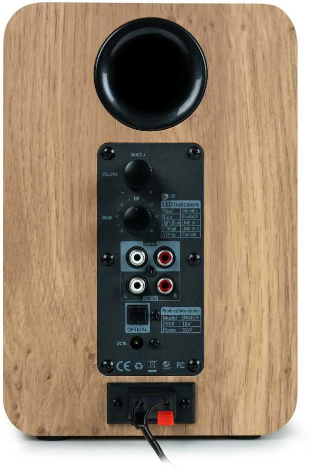 Kompiuterio kolonėlės Garsiakalbis - Thomson Hifi Garsiakalbiai 100W BT 5.0 Kompaktiškas Juodas