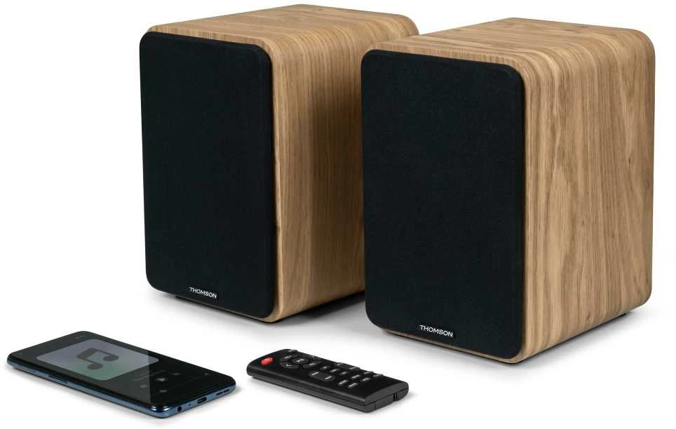 Kompiuterio kolonėlės Garsiakalbis - Thomson Hifi Garsiakalbiai 100W BT 5.0 Kompaktiškas Juodas