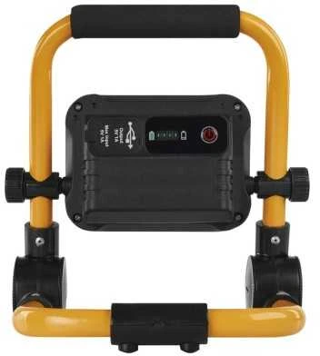 Kondicionierius Emos Geti LED spotlight ACCO rechargeable portable, 10W, yellow, cool baltas