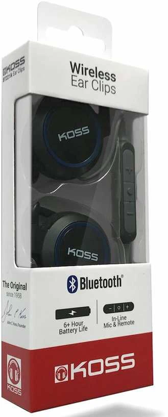 Koss | Ausinės | BT221i | Bluetooth | į ausis įkišamos | Mikrofonas | Juodas | Belaidės