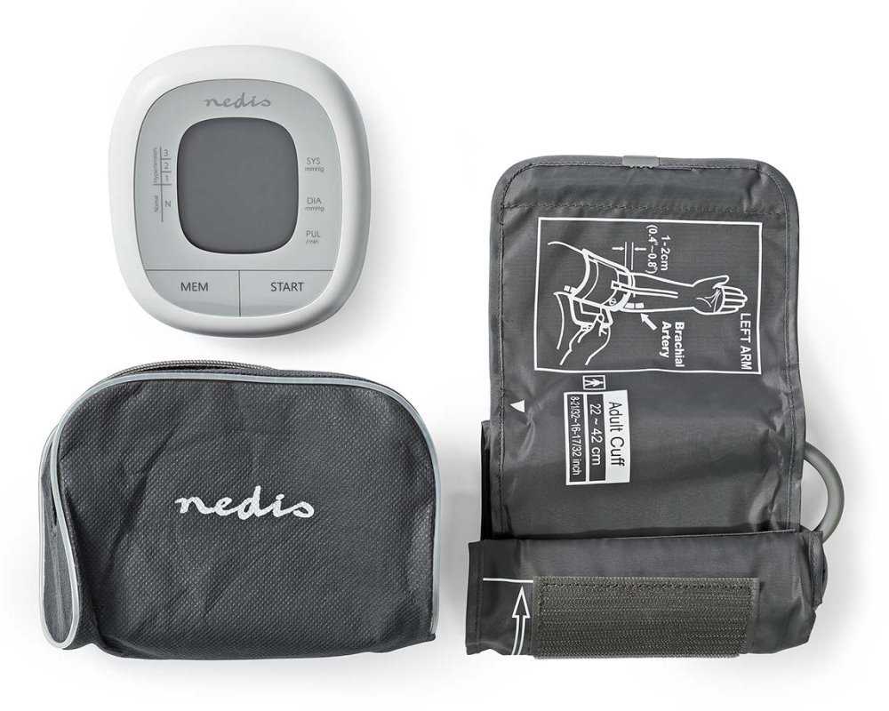 Nedis HCBL400WT kraujospūdžio matuoklis dilbio automatinis
