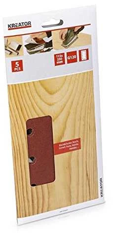 Kreator KRT203007 - 5 švitriniai popieriai 115 x 230 G120