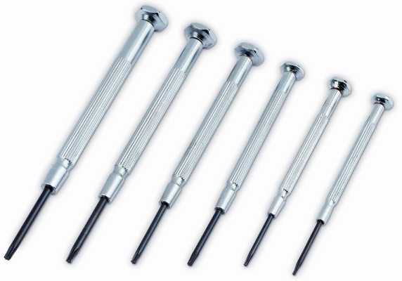 Atsuktuvų rinkinys smulkiems darbams TORX (6 vnt.) KRT411003 KREATOR