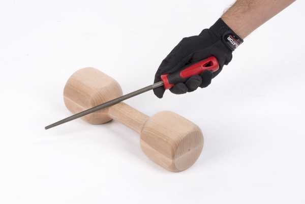 Apvali dildė metalui 200 mm Kreator