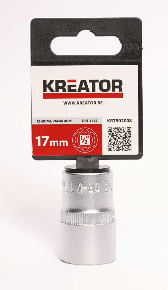 Statinis veržliaraktis 1/2 "17 mm Kreator