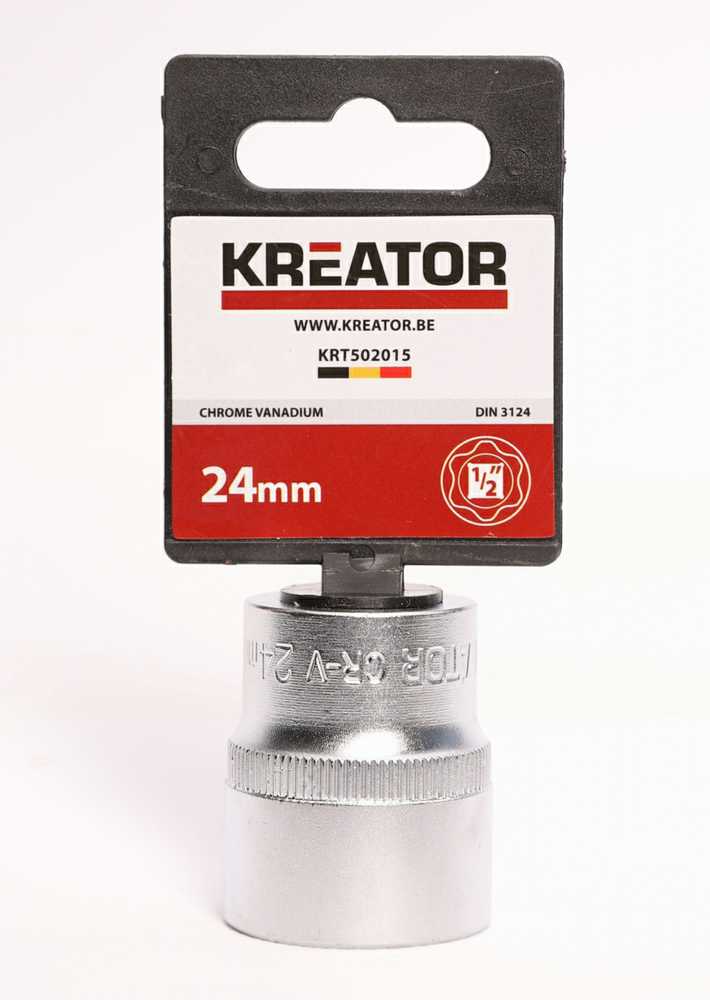 Kreator KRT502015 - 1/2" galvutė (riešutmedžio) 24 mm