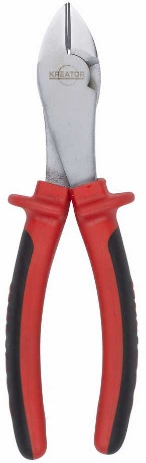 Replės šone prailginta, gumuota rankena 175mm KRT603104 KREATOR