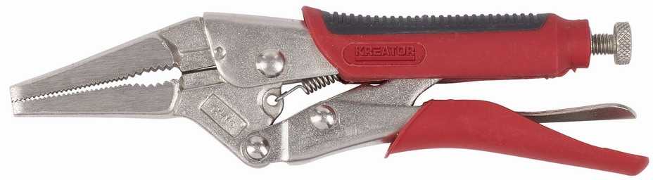 Kreator Užrakto replės KRT608103, 175mm, 62mm, 62mm, 45mm, apvalūs žandikauliai, reguliuojamas spaudimo jėga