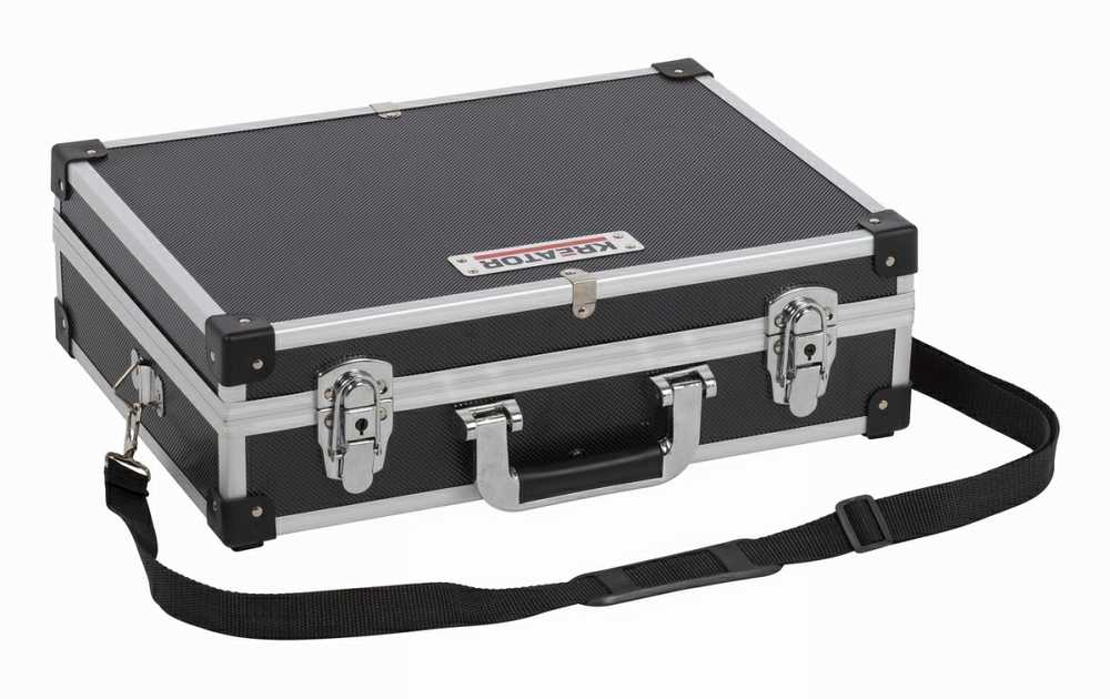 Kreator KRT640101B - Aliuminio case 420x300x125mm juodas