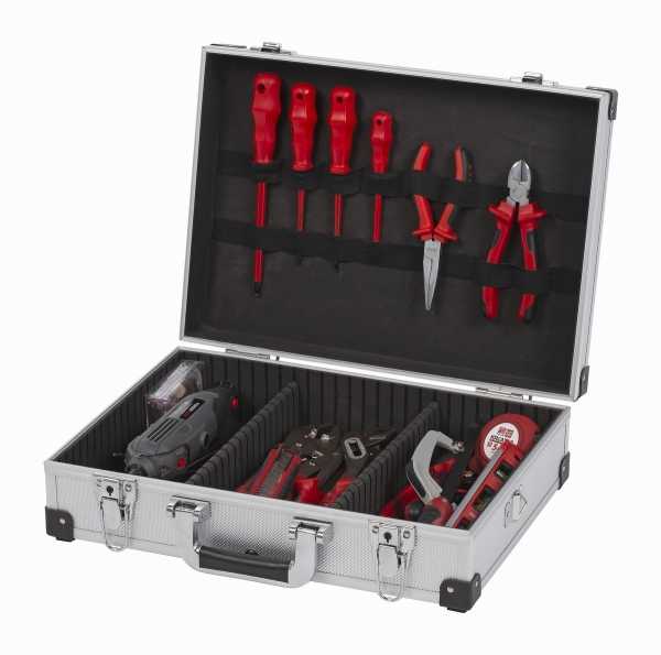 Kreator KRT640101S - Aliuminio case 420x300x125mm sidabrinis