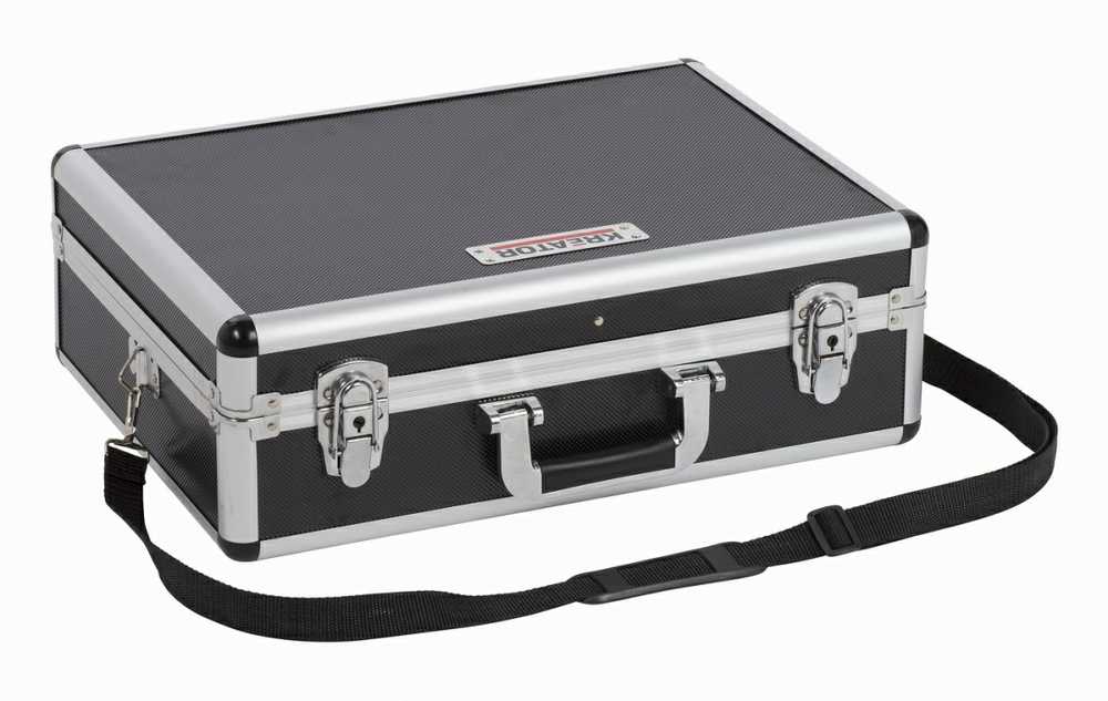 ALU CASE 460x330x155MM Juodas Kreator