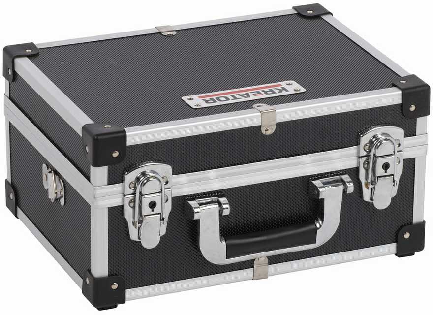 Kreator KRT640106B - Aliuminio case 320x230x160mm juodas
