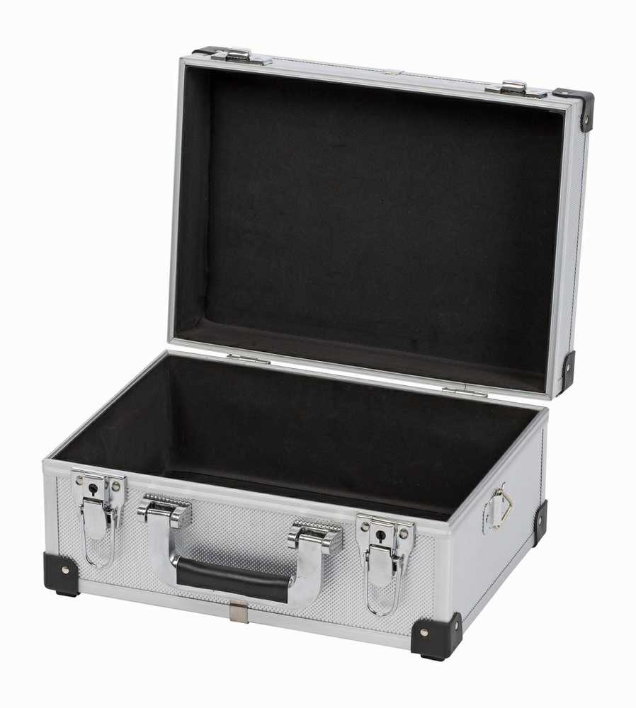 Kreator KRT640106S - Aliuminio case 320x230x160mm sidabrinis