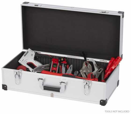 ALU CASE 80CD 560x265x173mm Sidabrinis Kreator