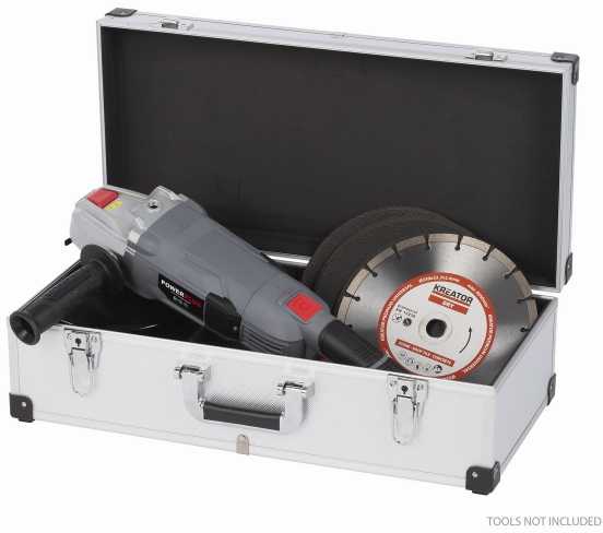 ALU CASE 80CD 560x265x173mm Sidabrinis Kreator