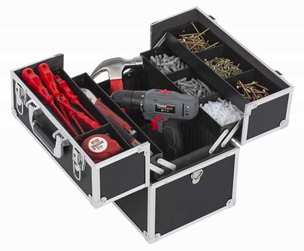 Kreator KRT640301B - Aliuminio case 360x230x300mm juodas