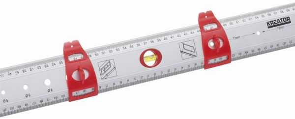 Kreator KRT703750 - Ruler / spirit level ALU 750mm