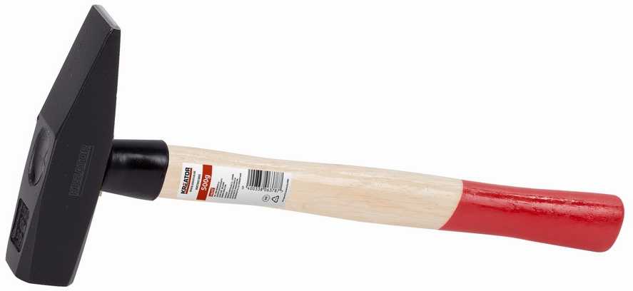 Plaktukas, medinė rankena 500g KRT901005 KREATOR