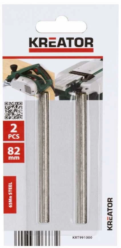 Kreator KRT991000 - 2 spare blades for planer 82mm