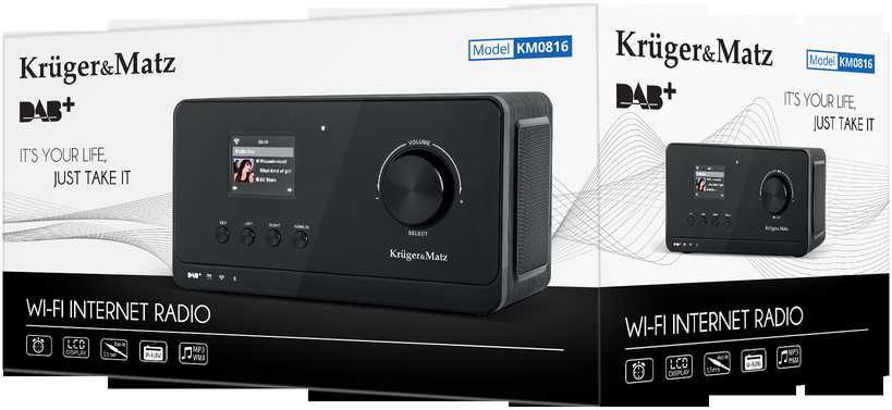 Radijo imtuvas Kruger & Matz KM0816