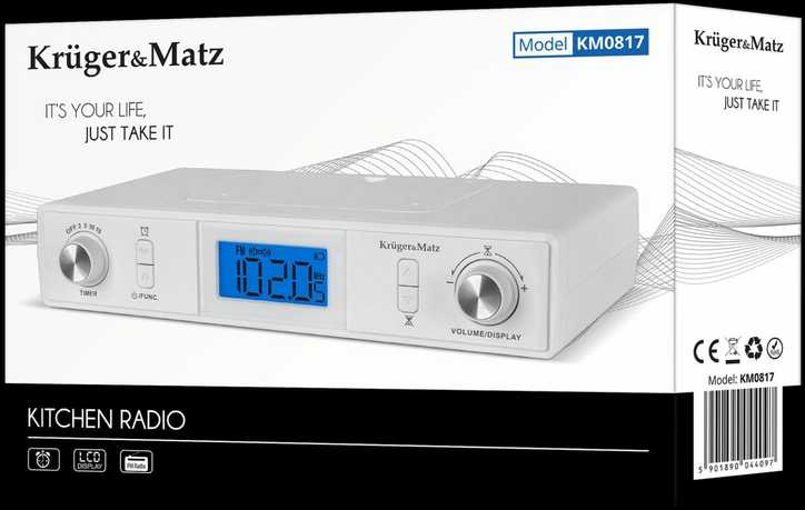 Virtuvės radijas su Bluetooth Kruger & Matz KM0817