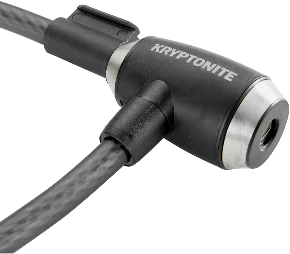 Kryptonite dviračio užraktas / trosas Kryptonite Kryptoflex 1218 Raktų kabelis 12mm / 180cm su laikikliu