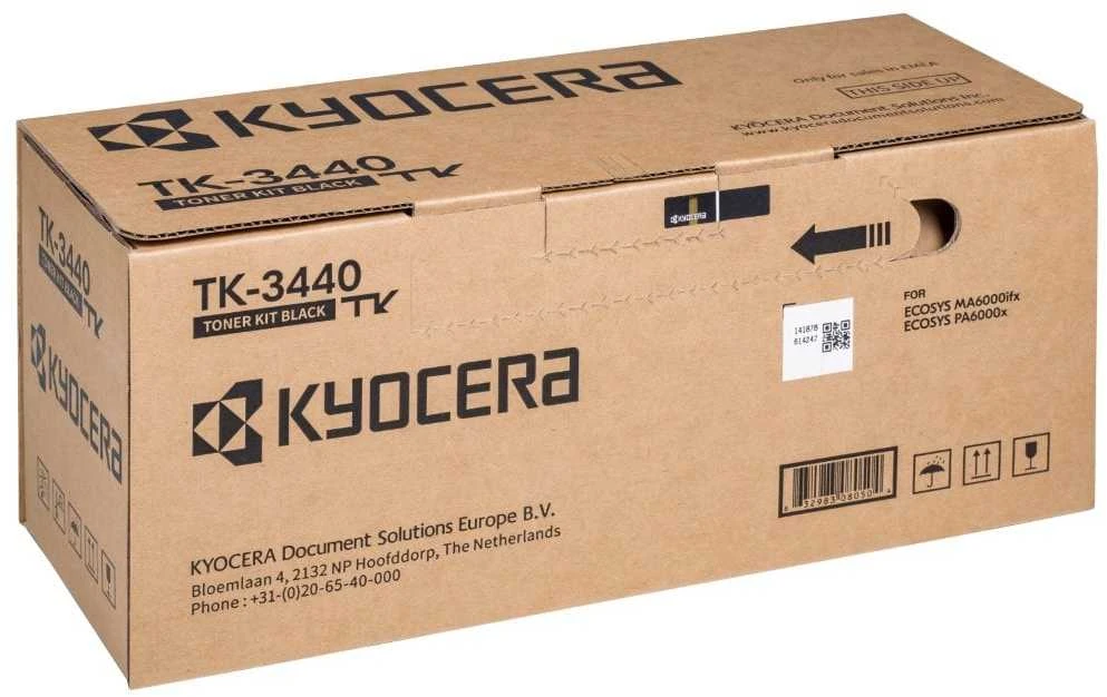 Tonerio Kasetė - Kyocera TK-3440 Spausdinimo Išeiga 40000 Juoda