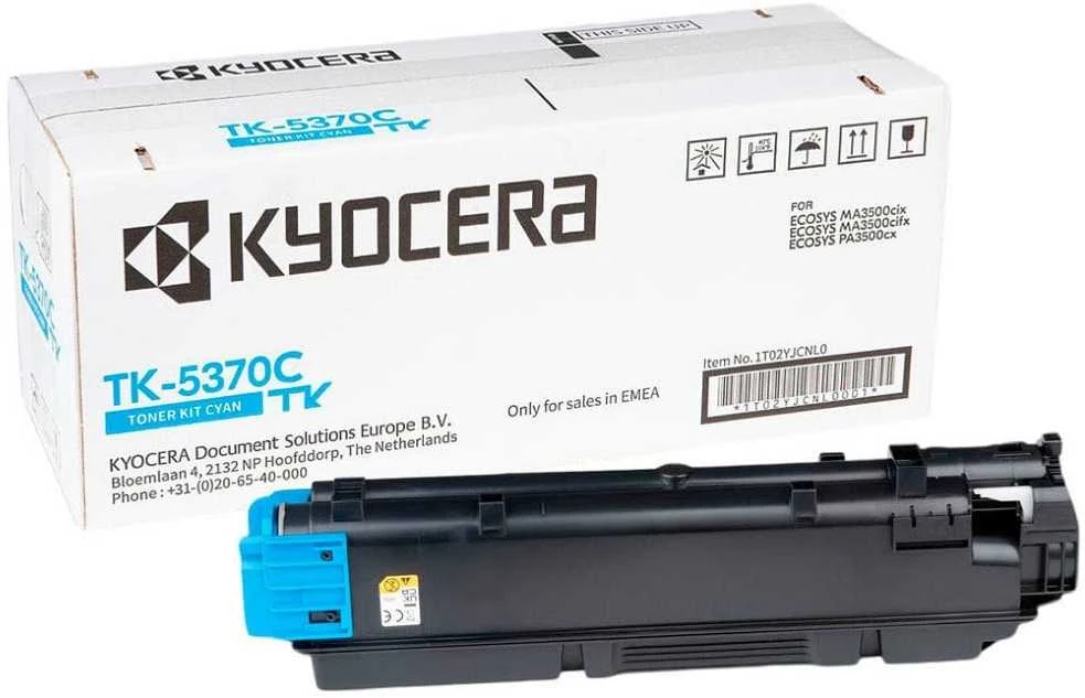 „Kyocera“ kasetė TK-5370 TK5370 žalsvai mėlyna (1T02YJCNL0)