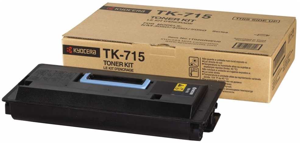 Kyocera TK-715 (1T02GR0EU0) Lazerinė kasetė, Juoda