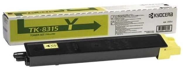 Kasetė Kyocera TK8315Y, geltona