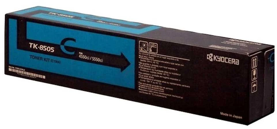 Kasetė Kyocera TK8505C, žalsvai mėlyna