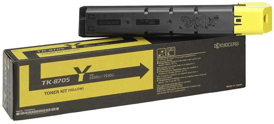 Kyocera TK-8705Y (1T02K9ANL0) Lazerinė kasetė, Geltona